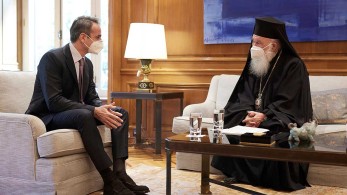Η πανδημία στο επίκεντρο της συνάντησης Μητσοτάκη-Ιερώνυμου