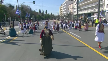 Η στρατιωτική παρέλαση για την 25η Μαρτίου