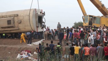 Εκτροχιασμός τρένου με 11 νεκρούς στην Αίγυπτο