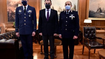 Συνάντηση Παναγιωτόπουλου με τον Αιγύπτιο Αντιπτέραρχο Χασέμι