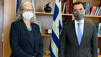 Συνάντηση Σκρέκα με την Πρέσβη της Αυστρίας στην Ελλάδα 