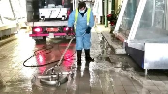 “Λαμπίκο” και η Βαρβάκειος Αγορά από τα συνεργεία του Δήμου Αθηναίων