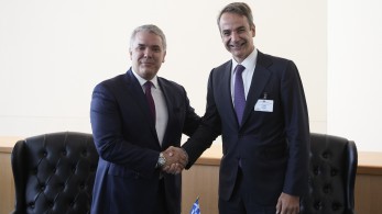 Συνάντηση Μητσοτάκη με τον Κολομβιανό πρόεδρο: Τι είπαν