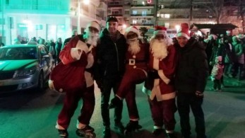 Ο Άγιος Βασίλης ήρθε στη Νάουσα με… roller!