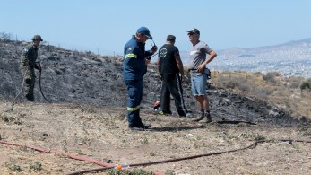 Φωτιά στο Κερατσίνι Αττικής – Σε υπαίθριο χώρο στο Νέο Ικόνιο
