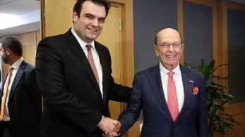Συνάντηση Πιερρακάκη με τον υπουργού Εμπορίου των ΗΠΑ