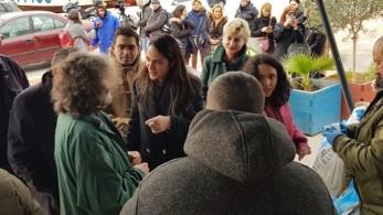 Στο γεύμα αγάπης για τους άστεγους η Δόμνα Μιχαηλίδου (pics)