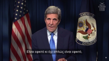 Kerry υπέρ Μητσοτάκη: Η αντιμετώπιση της κλιματικής αλλαγής είναι πρόκληση και ευκαιρία