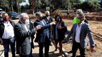 Αυτοψία Πατούλη σε έργα στο Μαρούσι