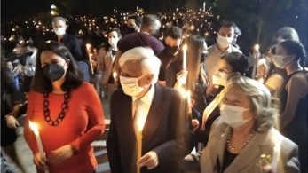 Ανάσταση στο Ψυχικό, στην Αγία Σοφία, για Νίκη Κεραμέως και Προκόπη Παυλόπουλο