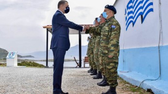 Επίσκεψη ΥΦΕΘΑ, Αλκ. Στεφανή, σε Πάτμο, Λειψούς, Αρκιούς, Σάμο