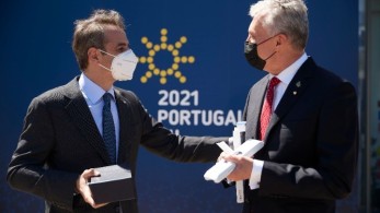 Κυριάκος Μητσοτάκης-Gitanas Nausėda συναντήθηκαν στο περιθώριο της Συνόδου