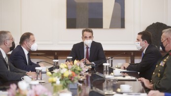 Μητσοτάκης με FRONTEX: Είναι αδιανόητο μετανάστες και πρόσφυγες να χρησιμοποιούνται ως γεωπολιτικά “πιόνια”