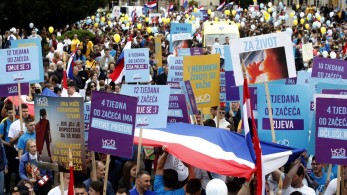 Κροατία: Χιλιάδες διαδηλωτές κατά της άμβλωσης