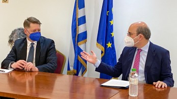 Συνάντηση Κωστή Χατζηδάκη με τον Εκτελεστικό Διευθυντή της Ευρωπαϊκής Αρχής Εργασίας