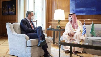 Συνάντηση Μητσοτάκη με τον Υπουργό Πολιτισμού της Σαουδικής Αραβίας