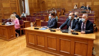 Πολάκης: Αν απειλούσα τον Καλογρίτσα δεν θα το έπιαναν τα μικρόφωνα;-Μαρκόπουλος: Αυτό θα ήταν απειλή, όχι πίεση