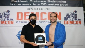 Συγχαρητήρια Αυγενάκη στον Χρυσικόπουλο που έσπασε το ρεκόρ Γκίνες