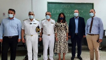 Επίσκεψη Δόμνας Μιχαηλίδου στη Σαλαμίνα