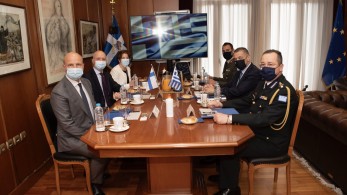Με τον υφυπουργό Ευρωπαϊκών Υποθέσεων της Φινλανδίας συναντήθηκε ο Παναγιωτόπουλος