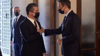 Συνάντηση Μητσοτάκη με τον πρωθυπουργό της Περιφέρειας του Ιρακινού Κουρδιστάν