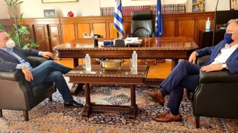 Συνάντηση Στ. Καλαφάτη-Κ. Βλάση, με επίκεντρο απόδημο ελληνισμό και Άγιο Όρος