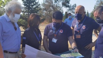 Αυτοψία Χαρδαλιά σε Υμηττό και Ιπποκράτειο Πολιτεία για την αντιπυρική προστασία