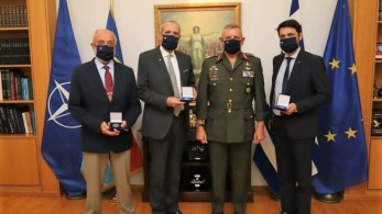 Συνάντηση Αρχηγού ΓΕΕΘΑ με διοργανωτές της Defence Exhibition Athens (DEFEA) 2021
