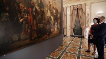 Στη Βουλή ένας εμβληματικός πίνακας για την Ελληνική Επανάσταση από το Μουσείο του Τρεβίζο