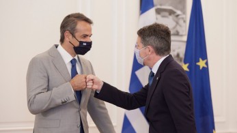 Μητσοτάκης σε Donohoe: Έχουμε θέσει τα θεμέλια για το άνοιγμα ενός μακροπρόθεσμου κύκλου ανάπτυξης