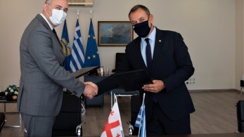 Συνάντηση Παναγιωτόπουλου με τον Υπουργό Άμυνας της Γεωργίας Μπουρχουλάντζε