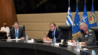 Συνάντηση Παναγιωτόπουλου με αντιπροσωπεία της Παγκοσμίου Διακοινοβουλευτικής Ενώσεως Ελληνισμού