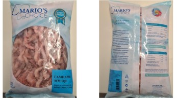 EΦΕΤ: Απόσυρση παρτίδας με κατεψυγμένες γαρίδες ως «μη ασφαλές αλίευμα»