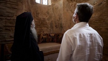 Ο Μητσοτάκης στο «τάμα» του Σαμαρά