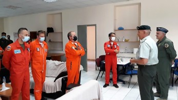 Επίσκεψη Αρχηγού ΓΕΕΘΑ στην 112 ΠΜ-Συνομιλία με Γάλλους πυροσβέστες