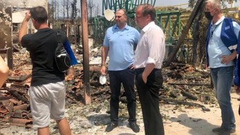 Καραμανλής από Βαρυμπόμπη:  Θα ολοκληρωθεί ταχύτατα η διαδικασία καταγραφής των ζημιών – Δεν θα μείνει κανείς μόνος