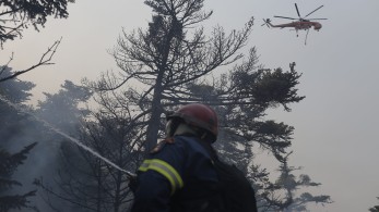 Αττική: Βελτιώνεται συνεχώς η κατάσταση της πυρκαγιάς – Περιπολίες από στρατό και αστυνομία