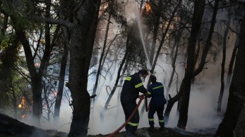 Φωτιές στην Αττική: Σε ύφεση η πυρκαγιά στην περιοχή της Μαλακάσας