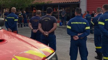 Επίσκεψη της ΟΝΝΕΔ και του τομέα Προστασίας του Πολίτη της ΝΔ στον 6ο Πυροσβεστικό Σταθμό Αθηνών