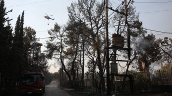 ΑΔΜΗΕ: Χωρίς βλάβες το δίκτυο από την πυρκαγιά