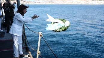 ΠτΔ: Στην Κάλυμνο για τη Ναυμαχία του Γέροντα