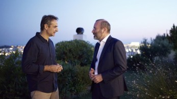 Τετ α τετ Μητσοτάκη-Βέμπερ στην Αθήνα