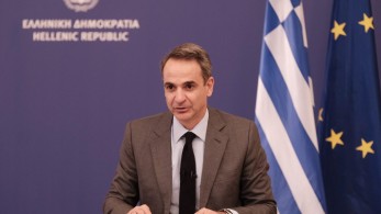 Συνάντηση του πρωθυπουργού με τους γερουσιαστές Murphy και Ossoff