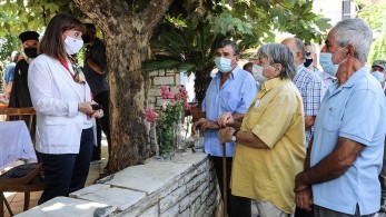 Επίσκεψη της ΠτΔ στις πληγείσες περιοχές της Ηλείας