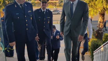 Επίσκεψη Λιβανού στην Πυροσβεστική Αιτωλοακαρνανίας