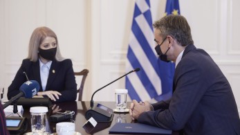 Συνάντηση Μητσοτάκη-Δημητρίου για το θέμα της Κύπρου