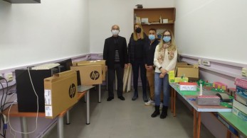 Νέοι υπολογιστές στο ακριτικό χωριό της Διποταμίας -Το ευχαριστώ του δημάρχου στον Γρ. Δημητριάδη