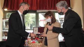 Στην Αγιορειτική Εστία η Πρόεδρος της Δημοκρατίας για την έκθεση Fred Boissonnas