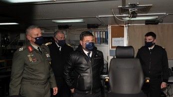 Επίσκεψη Χαρδαλιά στο Αρχηγείο Στόλου