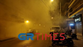 Επεισόδια στην αντιφασιστική πορεία στη Θεσσαλονίκη (vid)